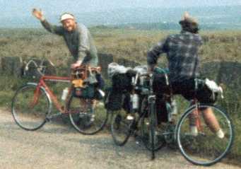 Terry and Gaz with bicycles